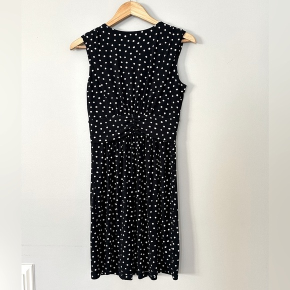 LOFT Navy and White Polka Dot dress. Women’s Size 0 - Picture 3 of 5